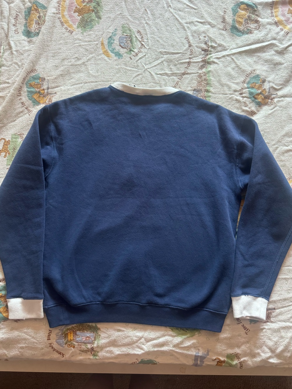 Ralph Lauren Chain Stitched Quote Fleece Sweatshirt - Picture 9 of 10
